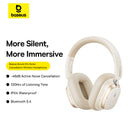 Baseus Bowie H1s Noise-Cancellation Wireless Headphone (Stellar White) (A00075301223-00)