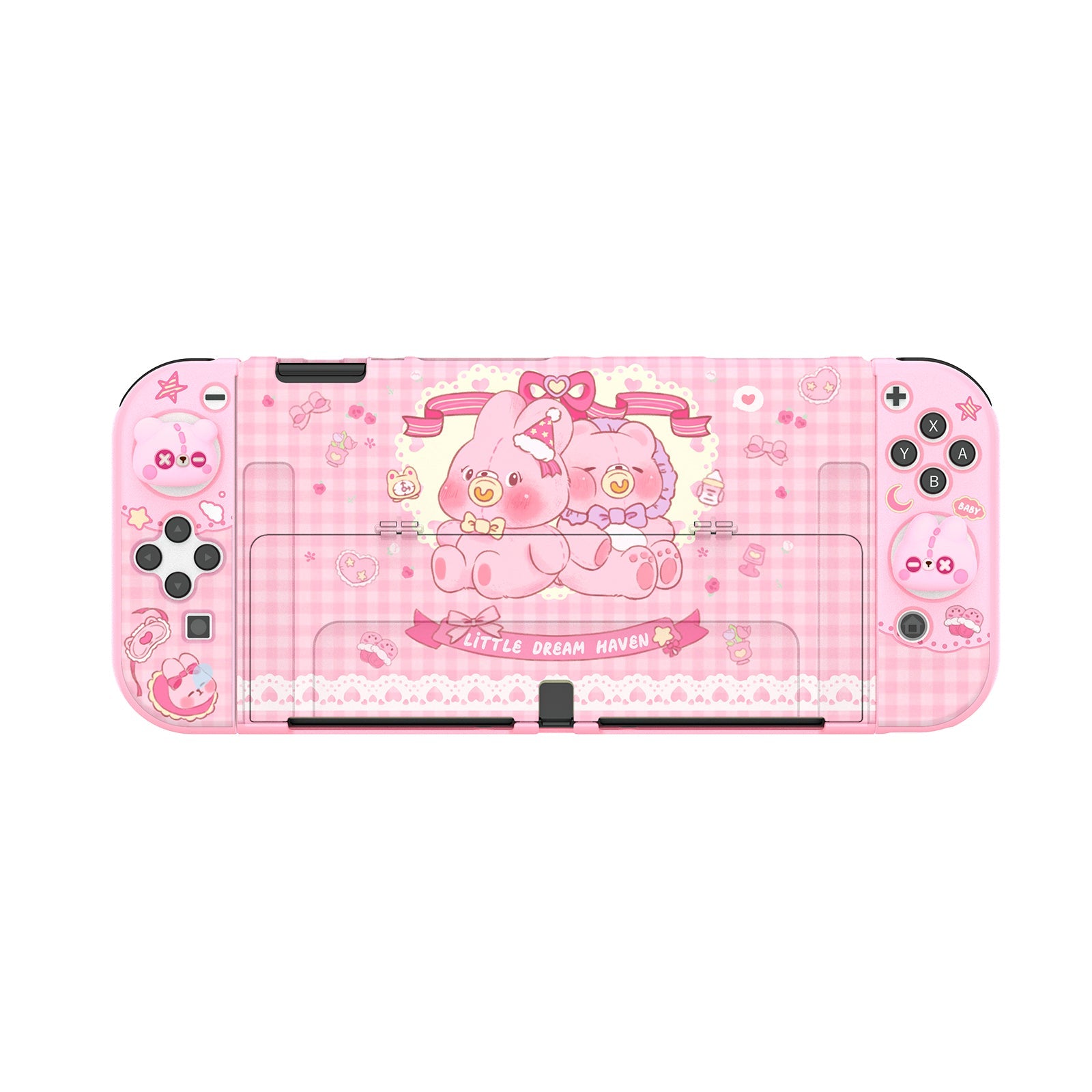 Bunny Protective Nintendo Switch Case GeekShare Strawberry Bunny