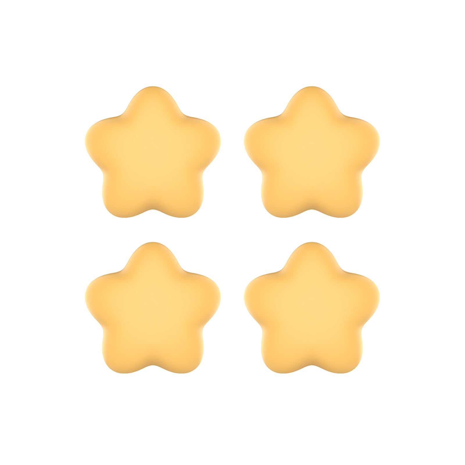 IINE Star-Shaped Joystick Caps for Nintendo Switch 2 (Yellow) (L1159)