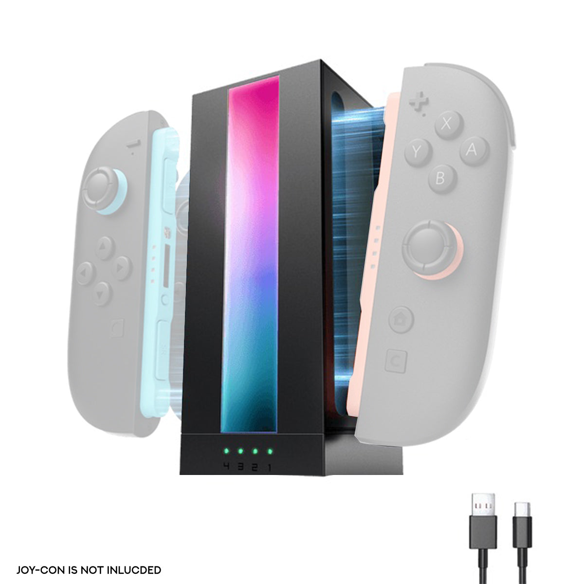 JSAUX EnergyFlow Charging Dock for Nintendo Switch 2 Joy-Con