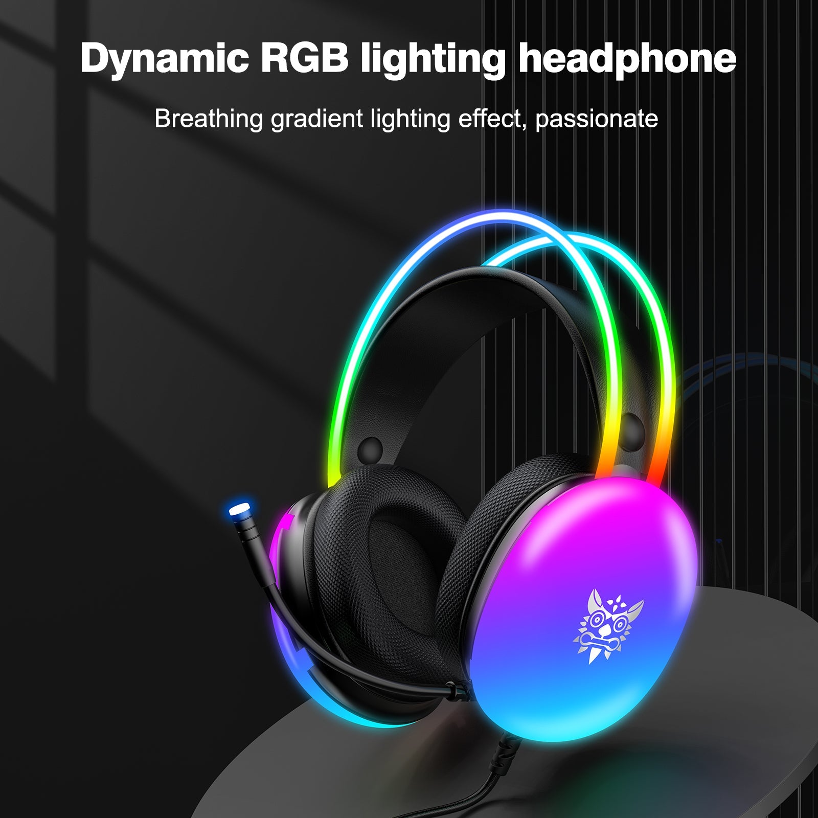 Onikuma X25 RGB Professional Gaming Headset with Noise Cancellation Microphone - DataBlitz