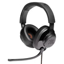 JBL Quantum 200 Wired Over Ear Gaming Headset with Flip-Up Mic & Mute (Black)