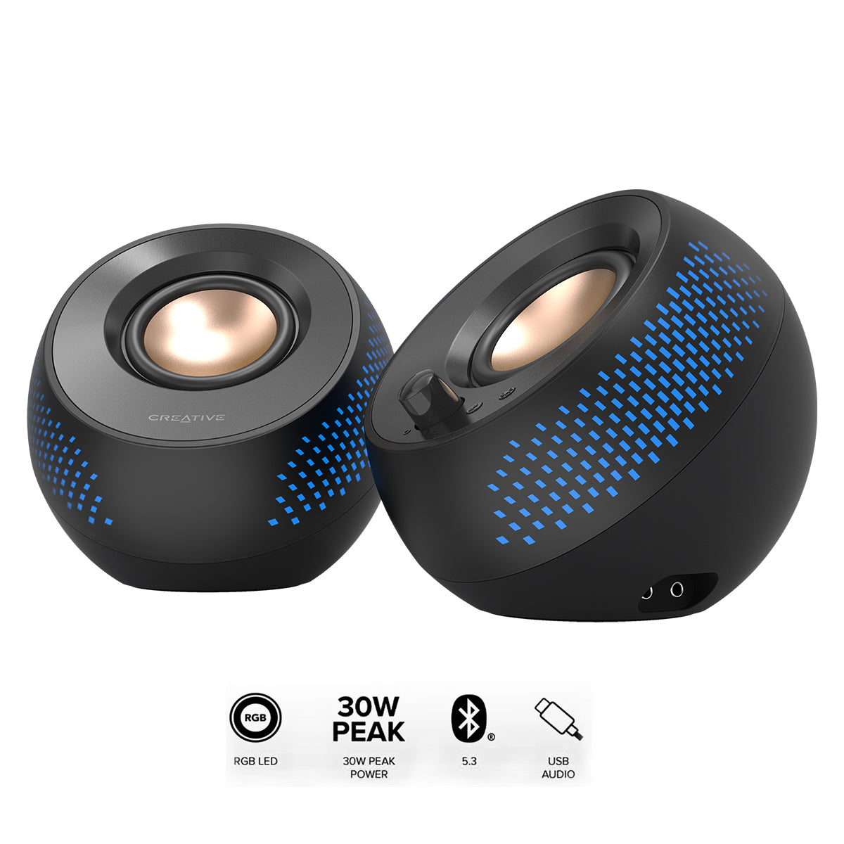 Creative Pebble X Channel USB Type-C Computer Speaker (Black)