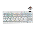 Logitech G Pro X TKL Lightspeed Gaming Keyboard (GX Brown Tactile) (White, Black, Magenta)