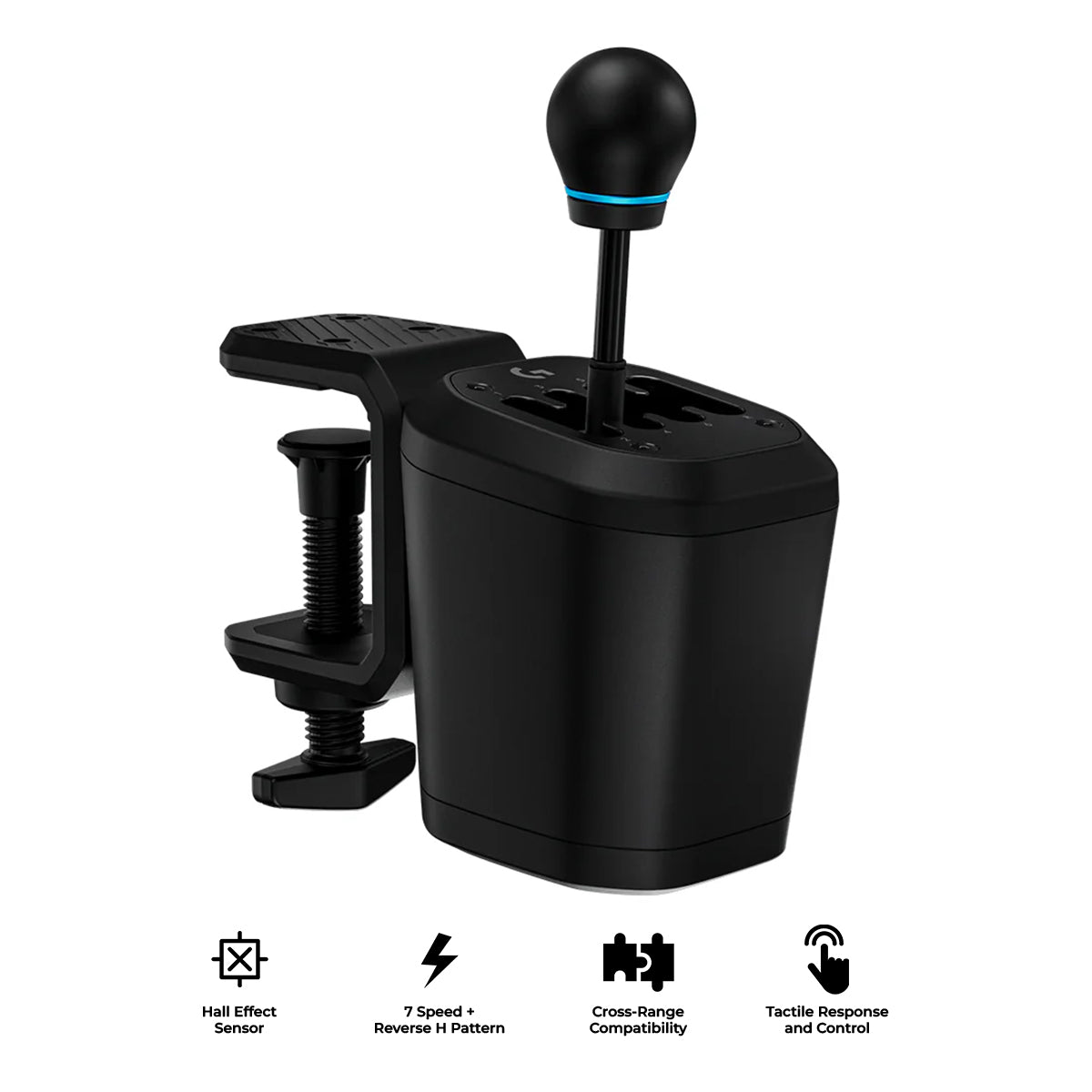 Logitech RS H-Shifter for PC/Playstation/Xbox (Black) (941-000321)