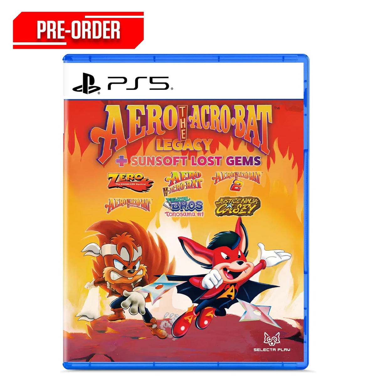 PS5 Aero The Acro-Bat Legacy + Sunsoft Lost Gems