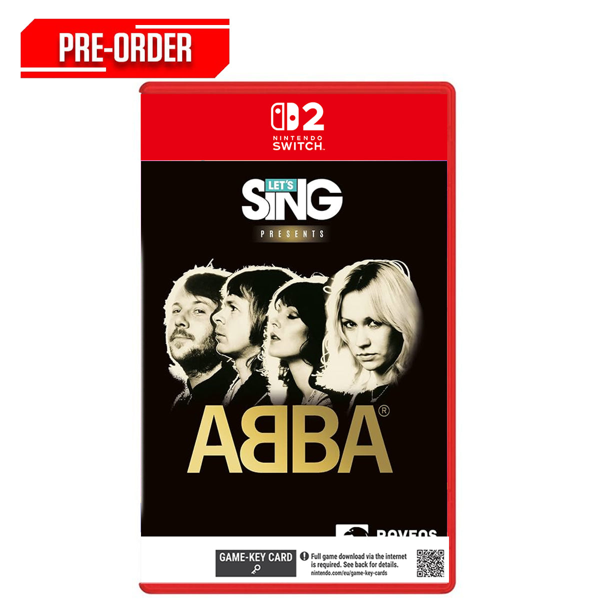 Nintendo Switch 2 Lets Sing ABBA Game Alone (2027 Edition) Game-Key Card