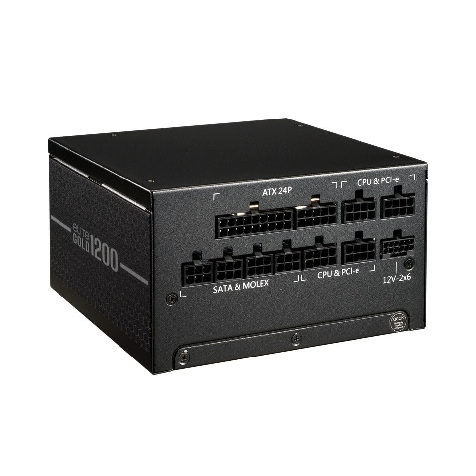 Cooler Master Elite Gold 1200 80+ Gold ATX 3.1 & PCIe Gen 5.1 Fully Modular Power Supply