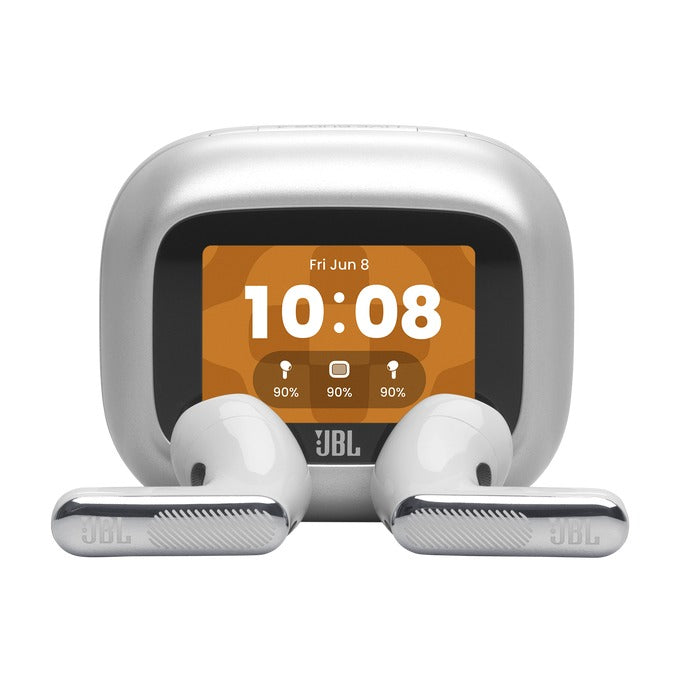JBL Live Flex 4 True Wireless Open-Ear Noise Cancelling Earbuds with Smart Charging Case (Black, Blue, Champagne, Green, Orange, Purple, Silver)