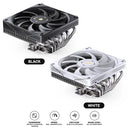 Jonsbo HP-600 Top Flow CPU Cooler (Black, White)