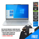 LENOVO YOGA SLIM 7 CARBON 14ACN6 82L0003FPH LAPTOP (CLOUD GREY) | 14” 2.8K OLED | Ryzen 7 5800U | 16GB DDR4 | 512GB SSD | MX450 | WIN 11 + MS OFFICE HOME & STUDENT 2021 + LENOVO CASUAL BACKPACK B210