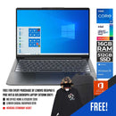 LENOVO IDEAPAD 5 PRO 14ITL6 82L300KDPH LAPTOP (STORM GREY) | 14” 2.8K | i7-1195G7 | 16GB DDR4 | 512GB SSD | IRIS XE | WIN11 + MS OFFICE HOME & STUDENT 2021 + LENOVO CASUAL BACKPACK B210