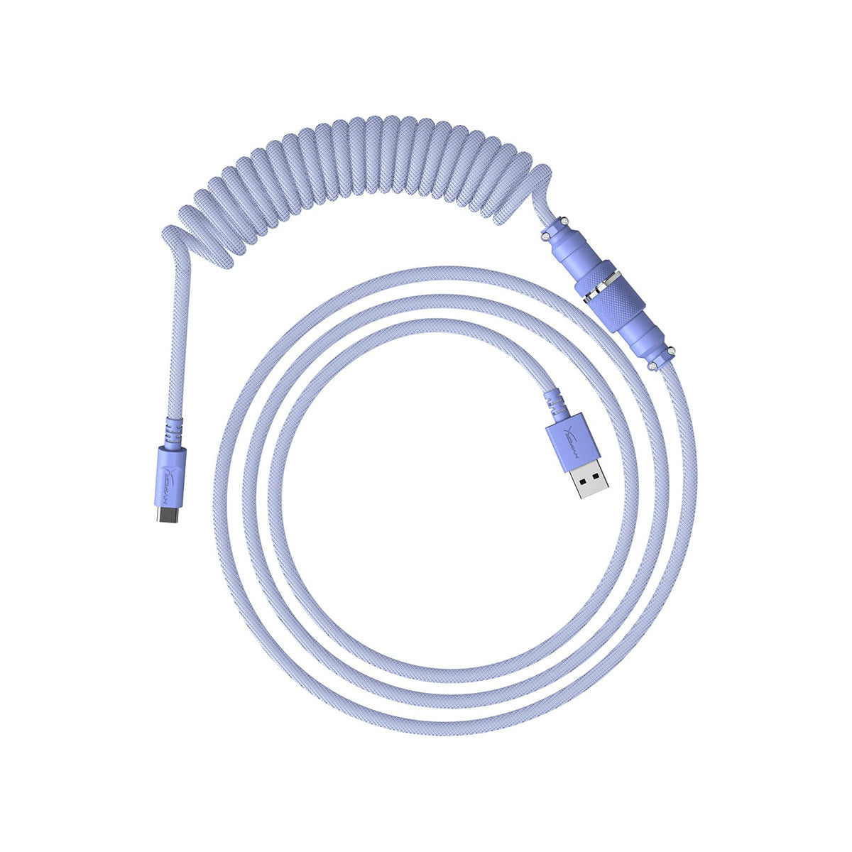 HyperX USB-C Coiled Cable (Light Puple) (6J682AA)