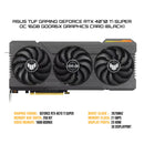 Asus TUF Gaming GeForce RTX 4070 TI Super OC 16GB GDDR6X Graphics Card (Black)