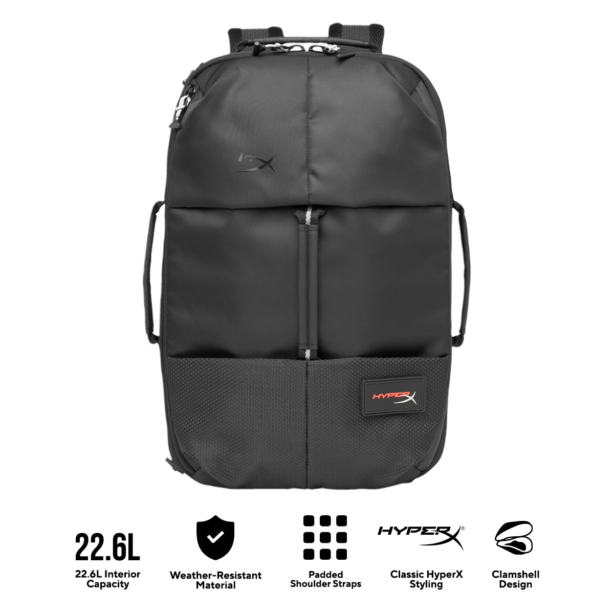 HyperX Knight Gaming Backpack (Black) (8C525AA)