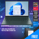 Lenovo Yoga 6 13ABR8 83B20083PH Laptop (Dark Teal) | 13.3” WUXGA (1920x1200) | Ryzen 7 7730U | 16GB RAM | 512GB SSD | AMD Radeon Graphics | Windows 11 Home | MS Office Home & Student 2021 | Lenovo Casual Backpack B210