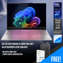 Lenovo Yoga Slim 7 14ILL10 83JX0020PH Laptop (Luna Grey) | 14" 2.8K WQXGA+ (2880x1800) OLED 120Hz | Intel Core Ultra 5 226V | 16GB RAM | 1TB SSD | Integrated Intel Arc Graphics 130V | Windows 11 Home | MS Office Home 2024 + Lenovo Casual Backpack B210