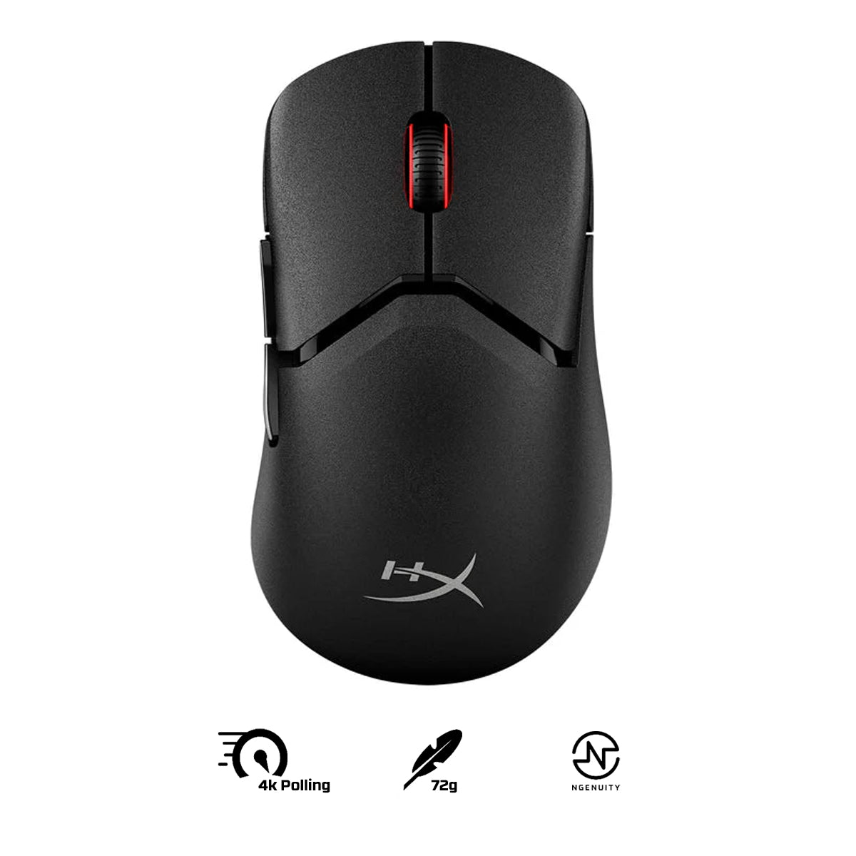 HyperX Pulsefire Saga Pro Wireless Gaming Mouse for PC/PS5/Xbox Series X/S (Black) (A2PB2AA)