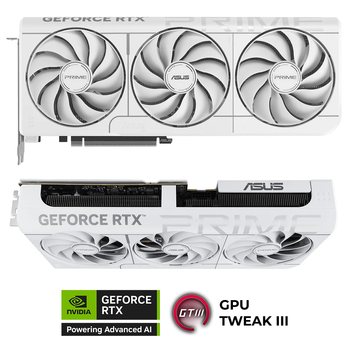 Asus Prime GeForce RTX 5070 OC Edition 12GB GDDR7 White Graphics Card