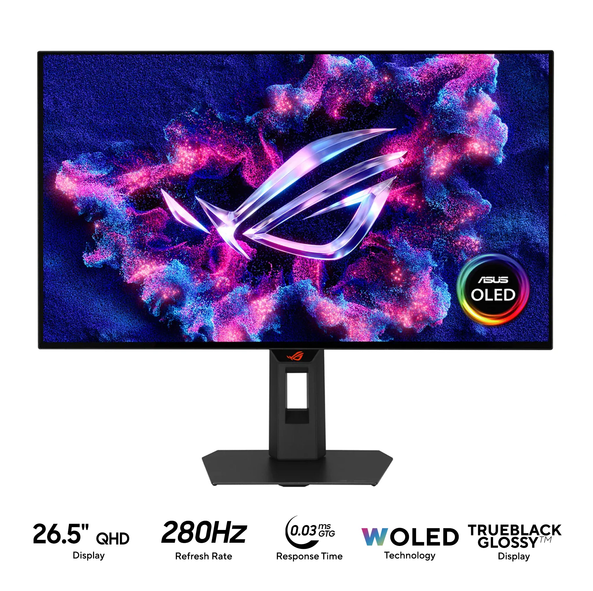 Asus ROG Strix OLED XG27AQWMG 27" QHD (2560x1440) 280Hz 0.03ms GTG WOLED Gaming Monitor