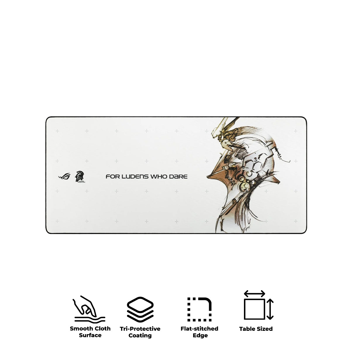 Asus ROG Scabbard II XXL Mouse Pad (White - Kojima Ed.) (NC21)