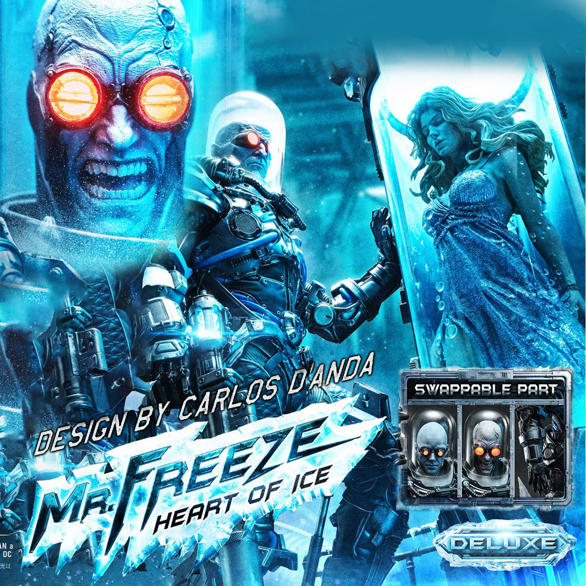 Real Elite Masterline Batman (Comics) Mr. Freeze Heart of Ice (Design by Carlos DAnda) Deluxe Ver