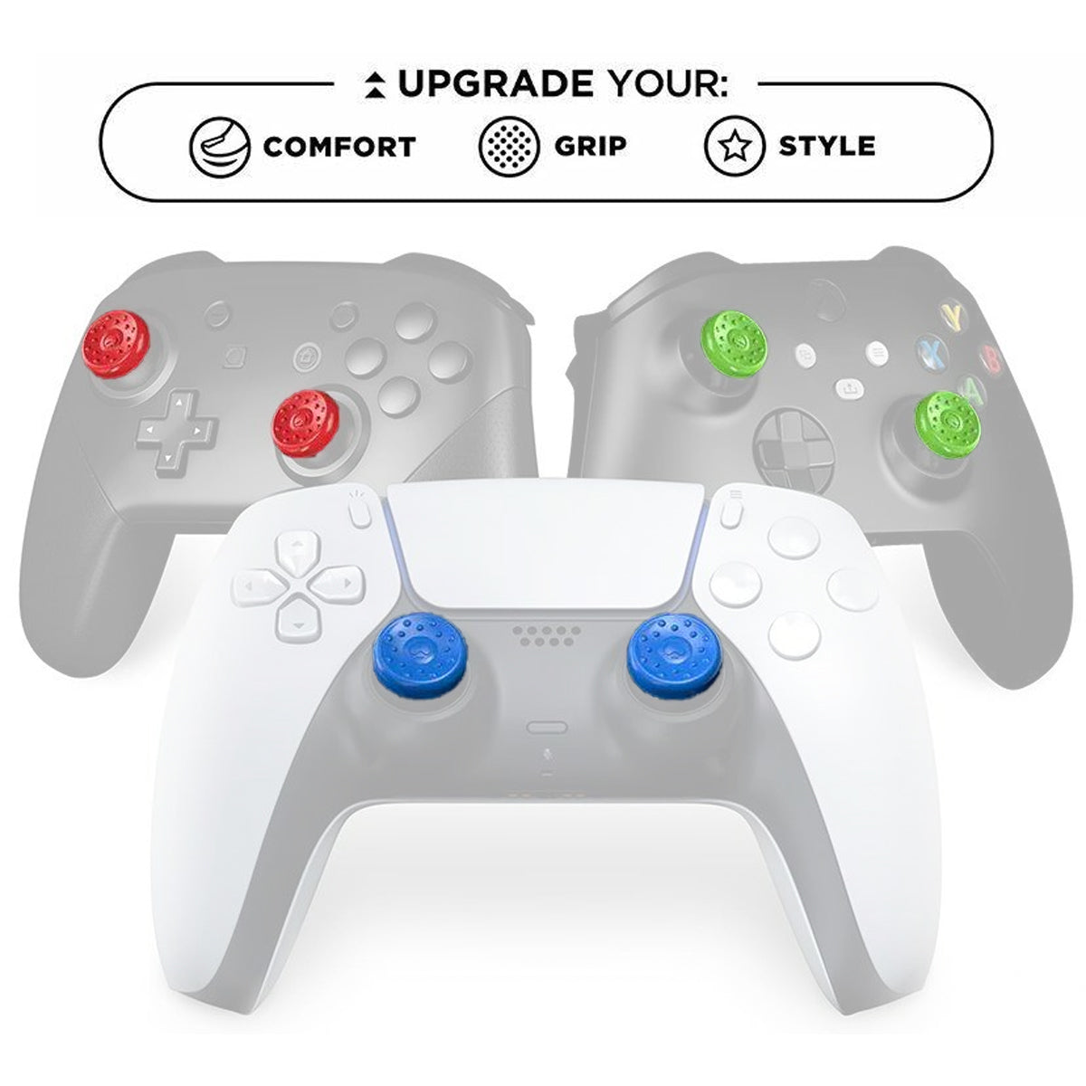 SteelSeries KontrolFreek No-Slip Thumb Grips Universal Ed. for Playstation/ Xbox/ Switch Pro Controller (1010-UNI)