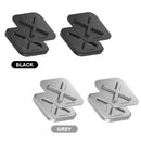 Deltahub HoldX Magnetic Mount 2-Pack (Black, Silver)