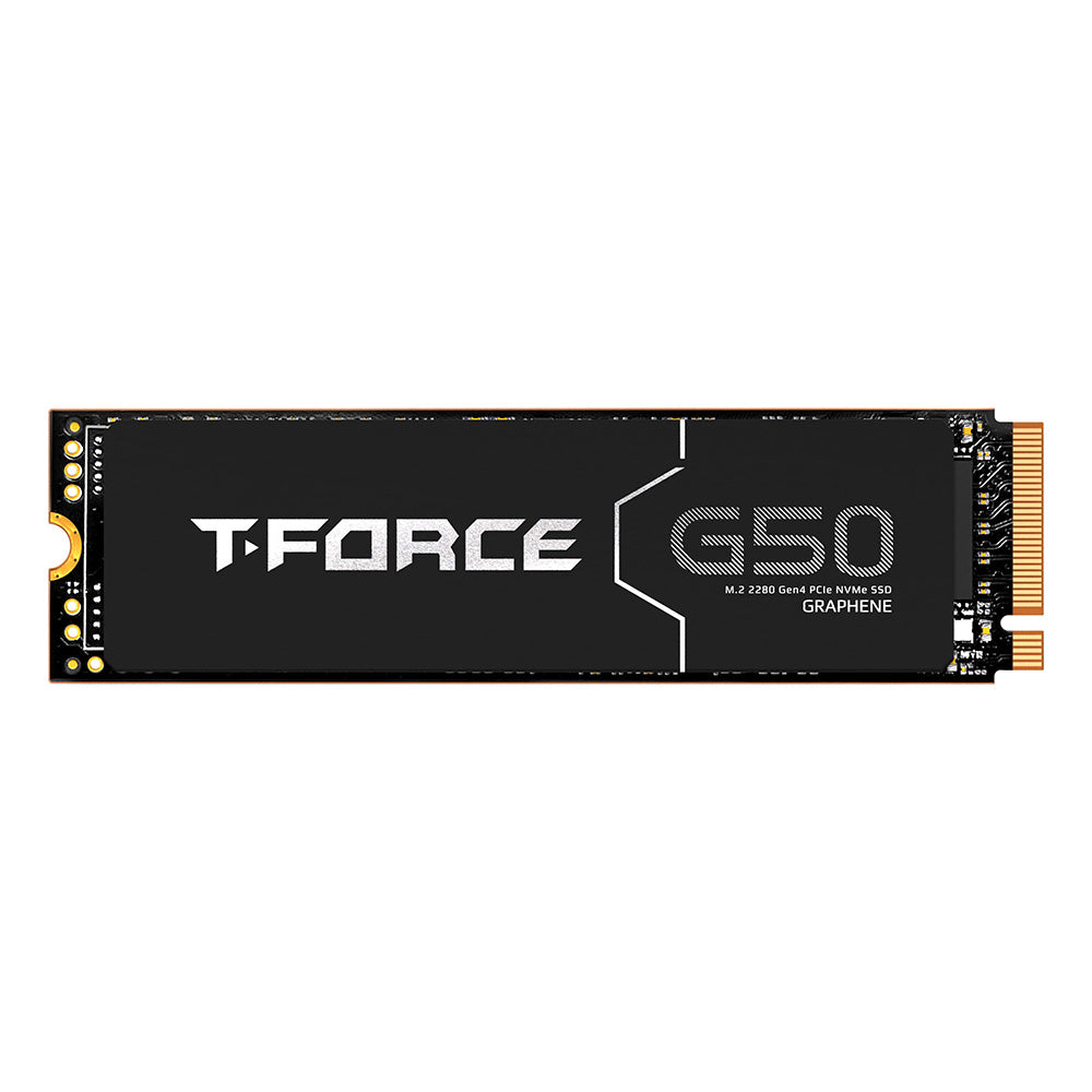 TeamGroup T-Force G50 512GB M.2 2280 PCIe 4.0 X4 Internal SSD with Graphene Heat-Sink (TM8FFE512G0C129)