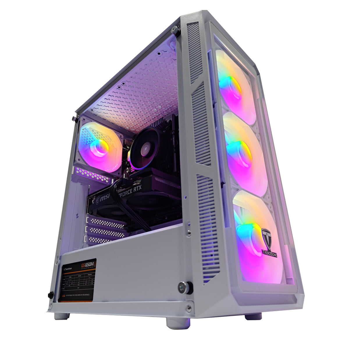 Alpha Hermes White Desktop Gaming PC
