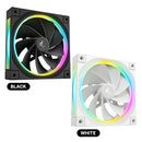 DeepCool FL12R Single 120mm Unique ARGB Fan (Black, White)