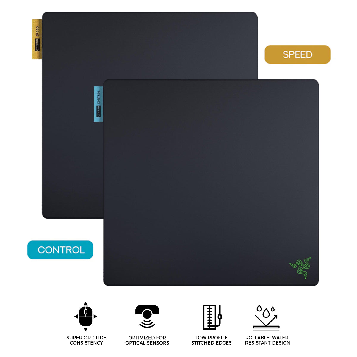 Razer Gigantus V2 Pro Soft eSports Gaming Mouse Mat - L (Black) (Speed, Control)