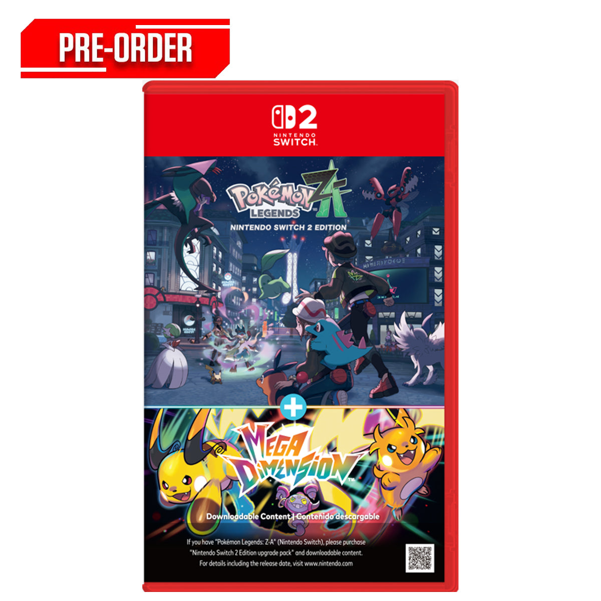 Nintendo Switch 2 Pokemon Legends Z-A + Mega Dimension
