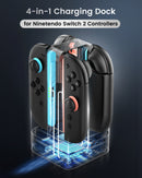 4-in-1 Square RGB Charging Station for Nintendo Switch 2 Joy-Pad