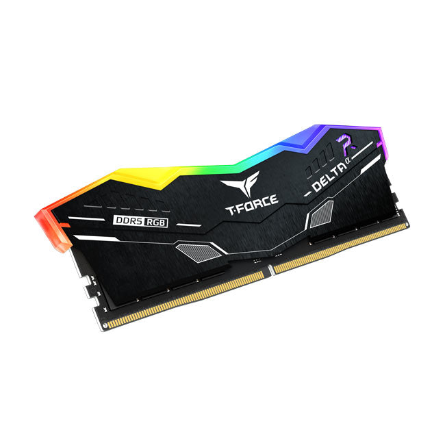 Teamgroup T-Force Delta ARGB 16GB (1x16GB) DDR5 Gaming Desktop Memory (Black)