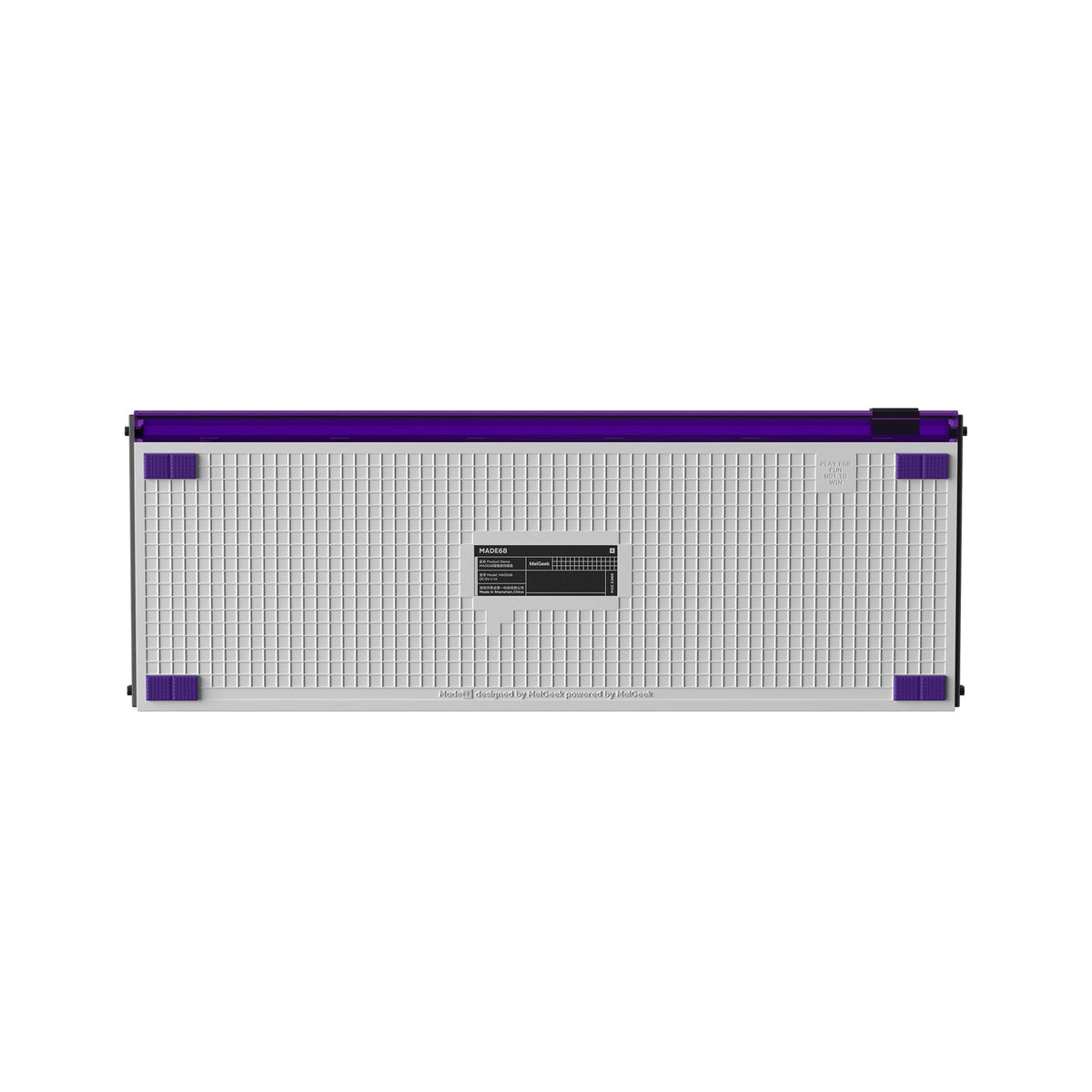 Melgeek MADE68 Purple Light DIY Magnetic Switch Keyboard