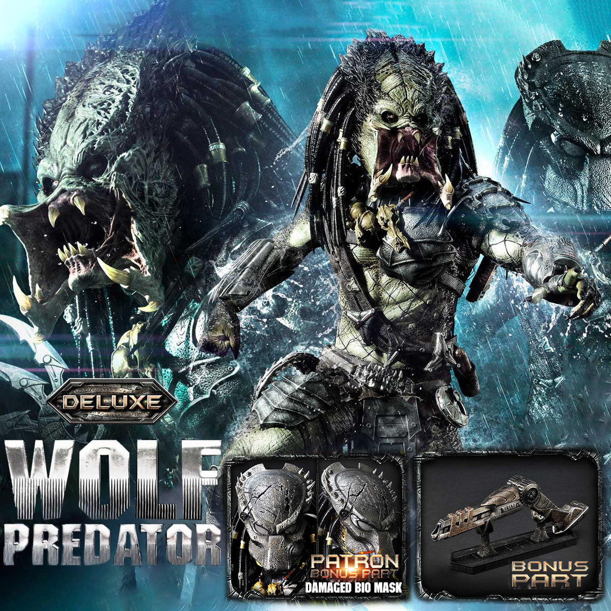 Real Elite Masterline Aliens vs. Predator: Requiem Wolf Predator