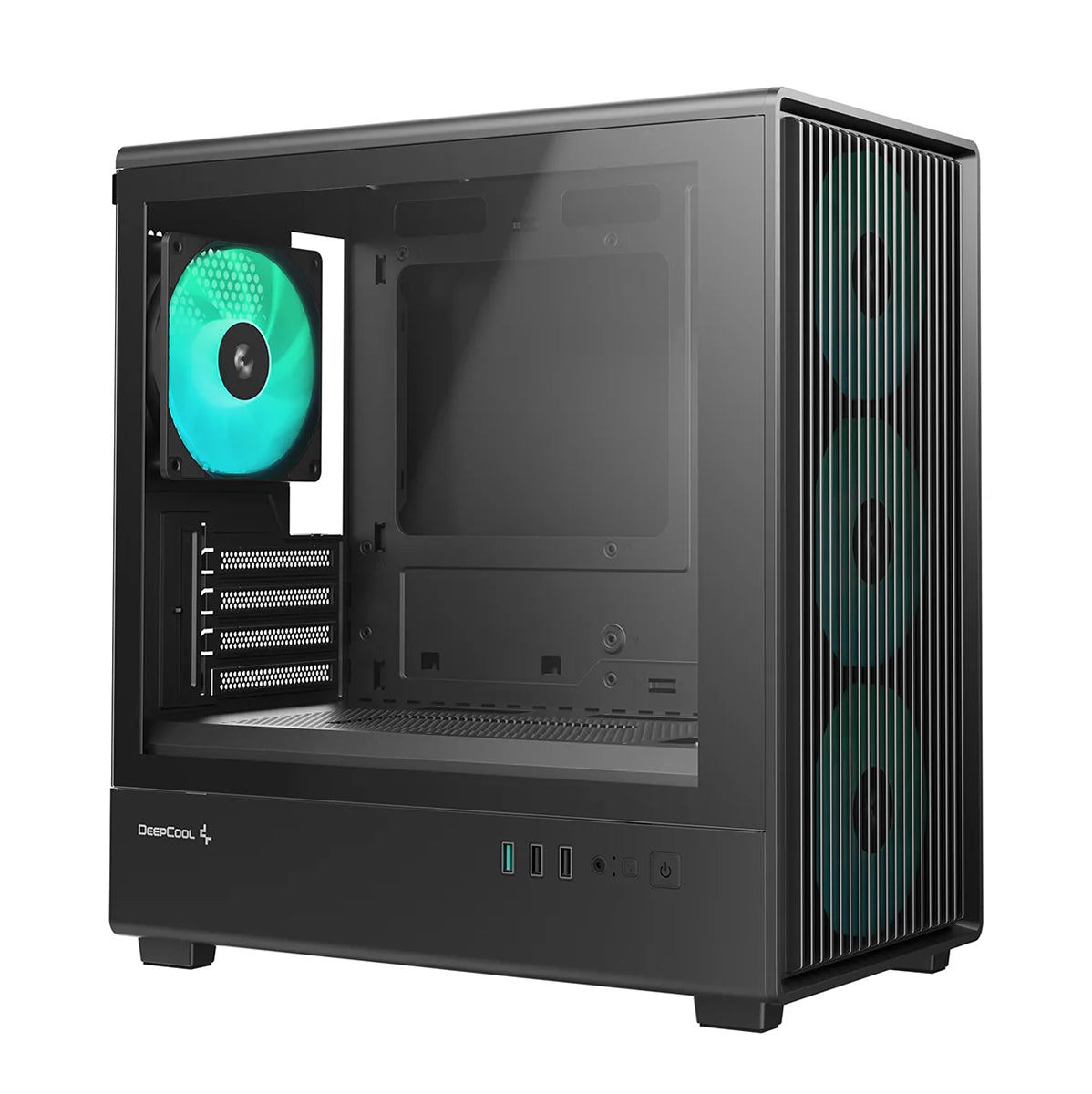 DeepCool CC350 4F Tempered Glass High-Airflow Micro-ATX / M-ATX PC Case