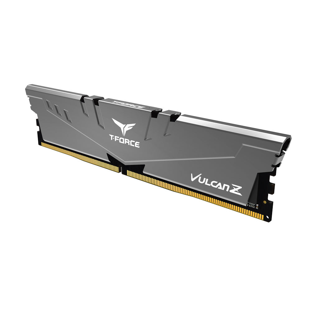 TeamGroup T-Force Vulcan Z 8GB (1x8GB) DDR4 3600MHz CL18-22-22-42 1.35V Desktop Memory (Grey)
