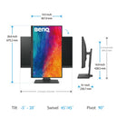 BenQ PD2705Q 27" 2K QHD 60Hz SRGB HDR10 USB-C Designer Monitor