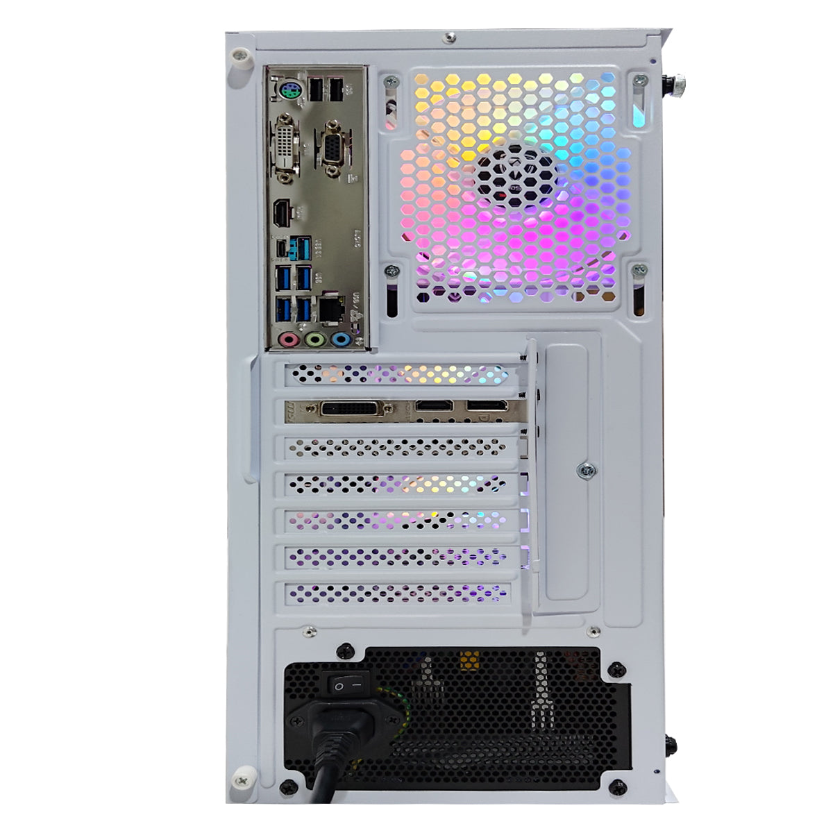 Alpha Hermes White Desktop Gaming PC