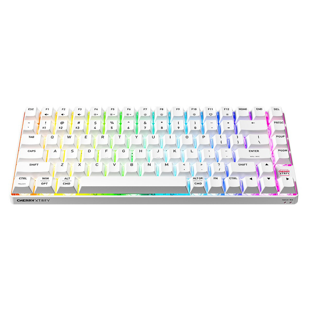 Cherry XTRFY K33 Tri-Mode Compact Wireless Mem-Chanical Gaming Keyboard (White) (G8D-24030PAAUS-0)