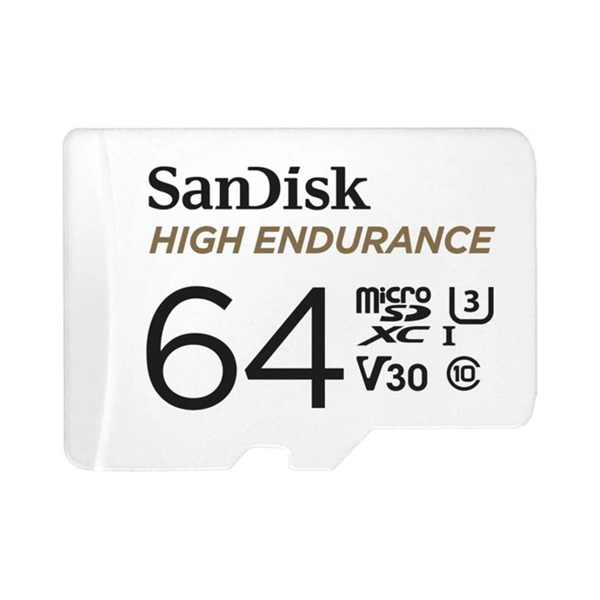 Sandisk High Endurance 64GB MicroSDXC Card With Adapter For Dash Cams & Home Security Cameras