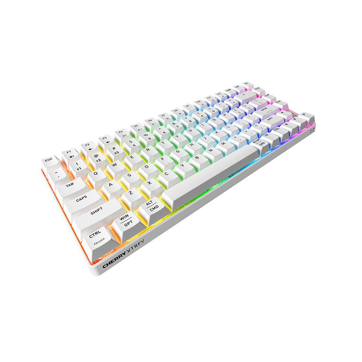 Cherry XTRFY K33 Tri-Mode Compact Wireless Mem-Chanical Gaming Keyboard (White) (G8D-24030PAAUS-0)