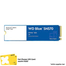 WD BLUE SN570 1TB M.2 2280 PCIE GEN3 X4 NVME SSD (WDS100T3B0C) - DataBlitz