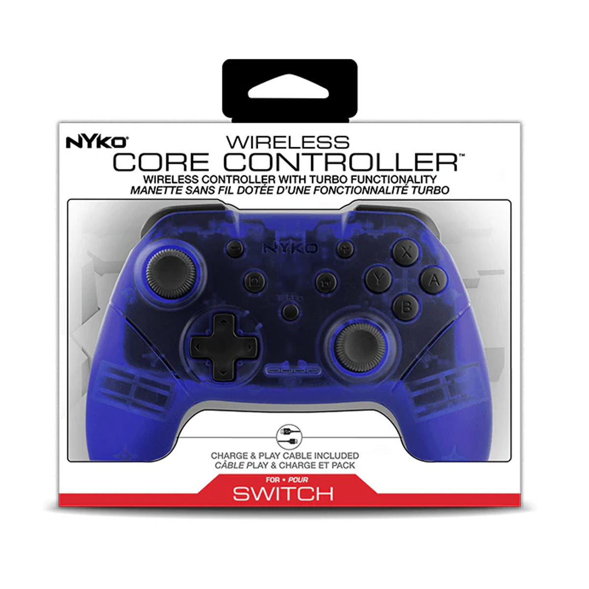 DATABLITZ ECOMMERCE NSW NYKO WIRELESS CORE CONTROLLER BLUE WHITE
