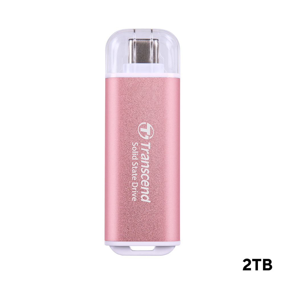 Transcend ESD300 10GBPS USB Type-C Portable SSD (Pink)