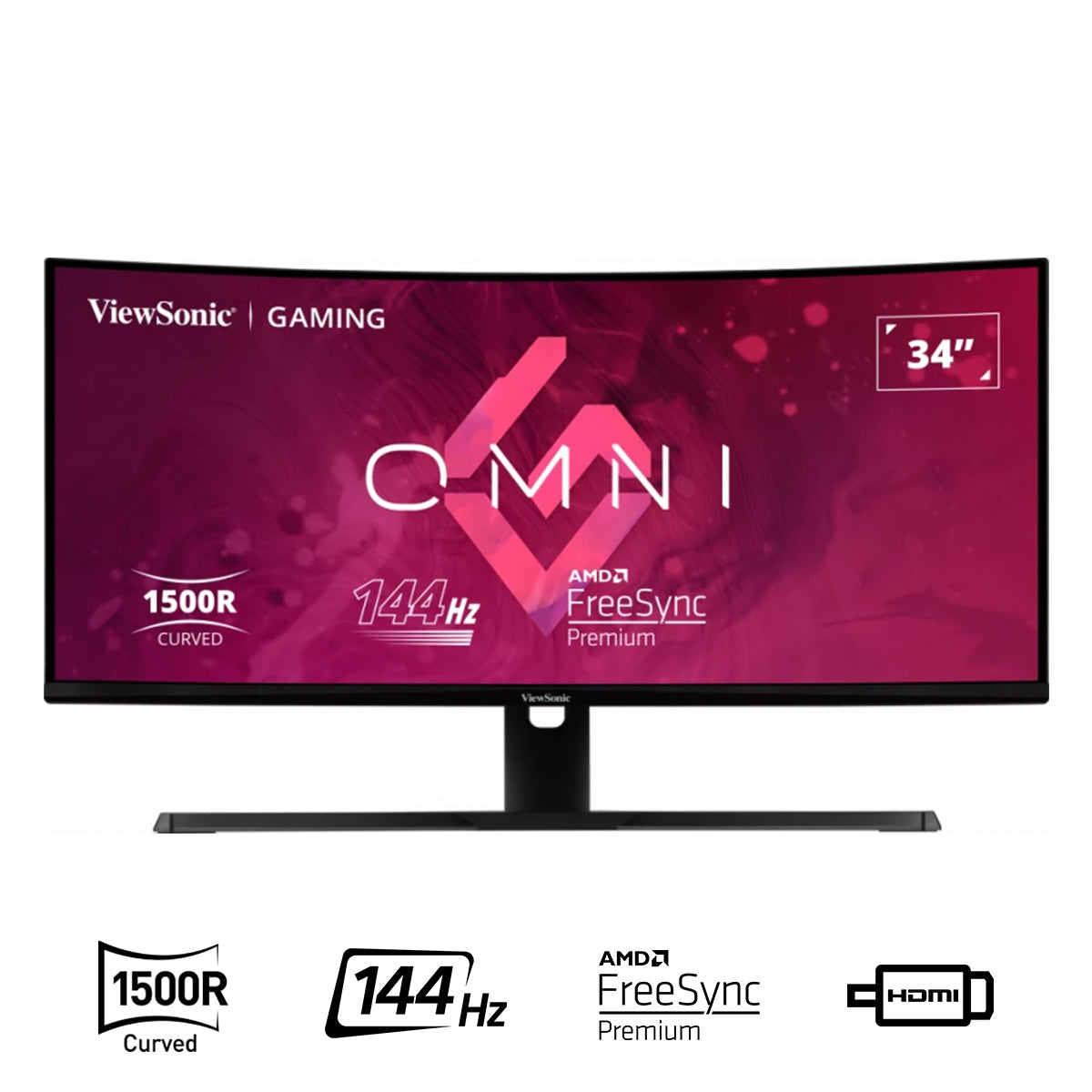 Viewsonic VX3418-2KPC 34" WQHD Curved Gaming Monitor