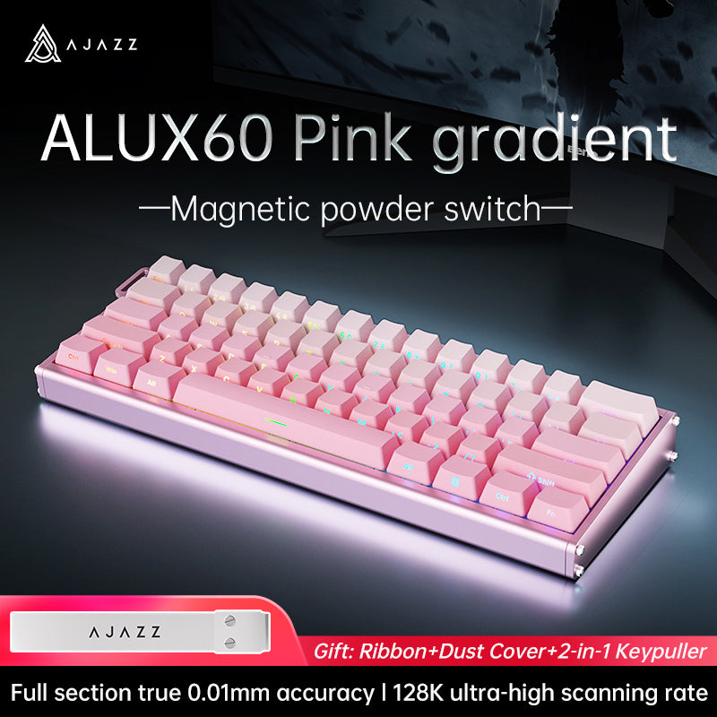 Ajazz ALUX60 RGB Wired 61-Keys Hot-Swappable Mechanical Keyboard
