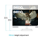 BenQ EW2790U 27" 4K (3840x2160) 60Hz 5ms GTG IPS Premium Monitor